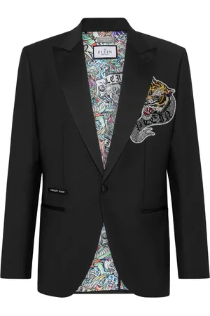 Philipp Plein Tattoo-appliqu?? single-breasted blazer