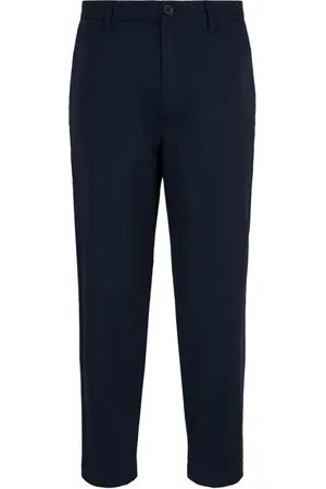 Armani Exchange Cropped cotton-blend trousers