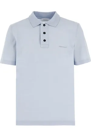 Salvatore Ferragamo Logo-embroidered cotton polo shirt