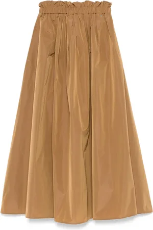 HERNO Elasticated-waistband maxi skirt