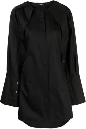 GOEN.J Long-sleeve mini shirt dress
