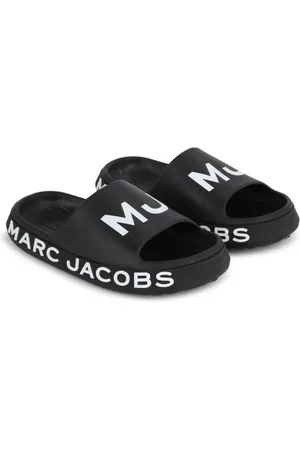 Marc Jacobs Aqua logo-print slides