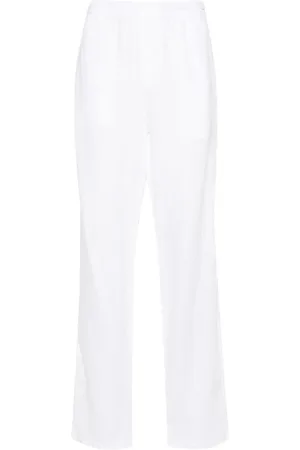 Aspesi Linen straight trousers