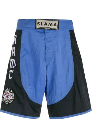 AMIR SLAMA Embroidered patches Luta shorts