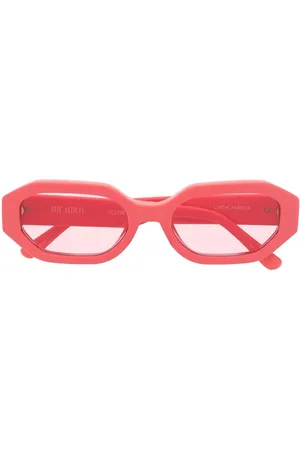 Linda Farrow X The Attico Irene oval-frame sunglasses