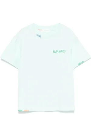 Palm Angels Logo-embroidered T-shirt