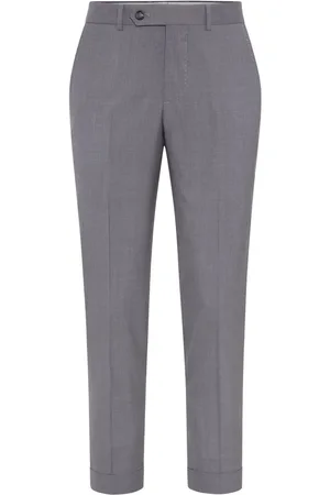 Brunello Cucinelli Tapered-leg wool trousers