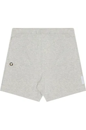 A Bathing Ape Logo-patch elasticated-waist shorts