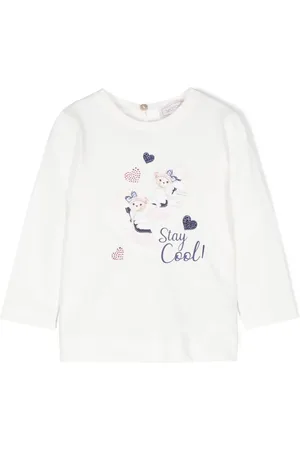 MONNALISA Graphic-print cotton T-shirt