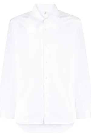 Sunflower Pleace poplin long-sleeved shirt