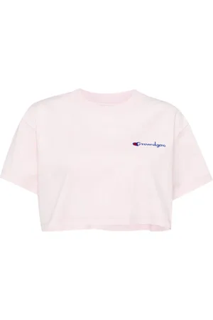 Ground Zero Logo-embroidered cropped T-shirt