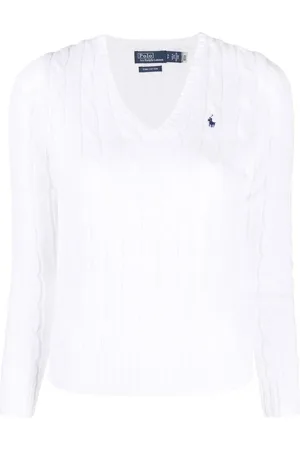 Ralph Lauren Kimberly Polo Pony cable-knit jumper