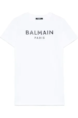 Balmain Logo-raised T-shirt