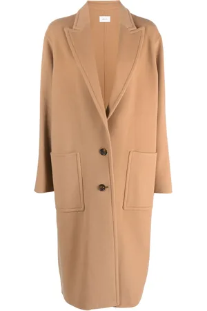 Bally Peak-lapel single-breasted coat
