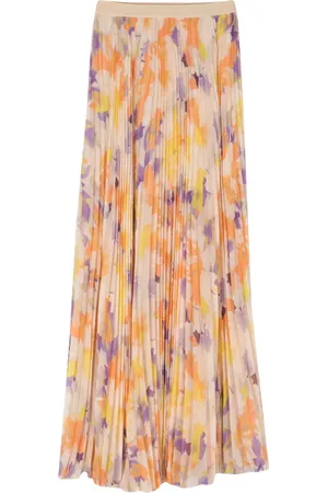 Patrizia Pepe Pleated maxi chiffon skirt