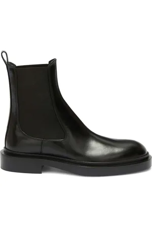 Jil Sander 30mm leather ankle boots