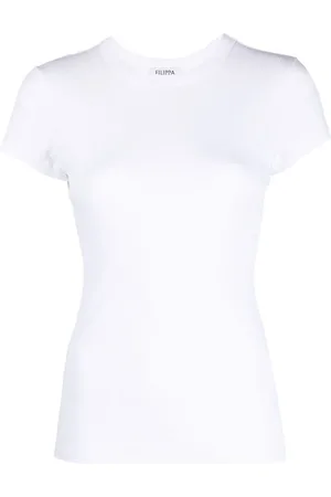 Filippa K Ribbed-knit short-sleeved T-shirt