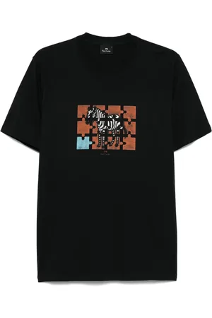 Paul Smith Zebra Jigsaw-print T-shirt