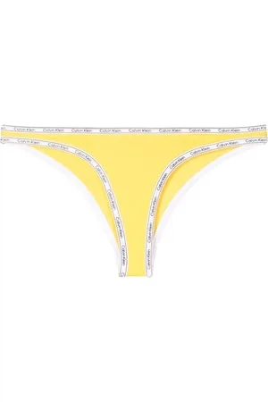 Calvin Klein Logo-print strap bikini bottoms