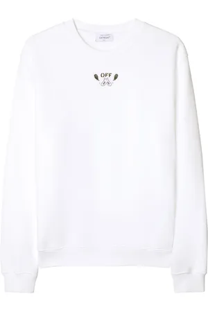 OFF-WHITE Bandana-embroidered cotton sweatshirt
