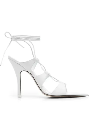 The Attico Renee lace-up 120mm sandals