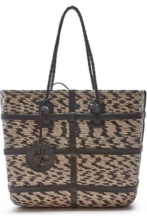 Altuzarra Watermill E/W raffia tote bag