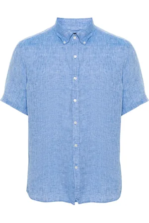 Michael Kors Short-sleeve linen shirt