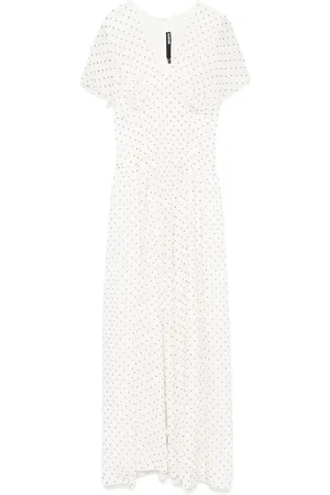 ROTATE V-neck maxi dress