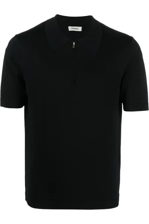 Sandro Half-zip fastening polo shirt