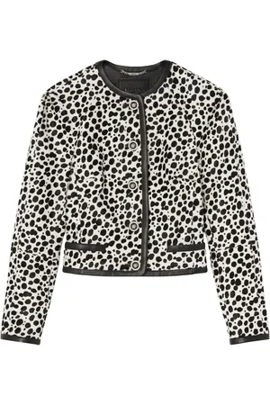 VERSACE Dalmatian-print raglan jacket