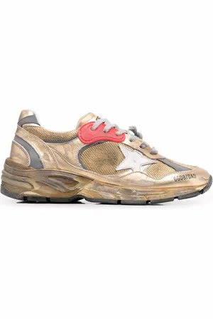 Golden Goose Running Sole distressed-effect sneakers