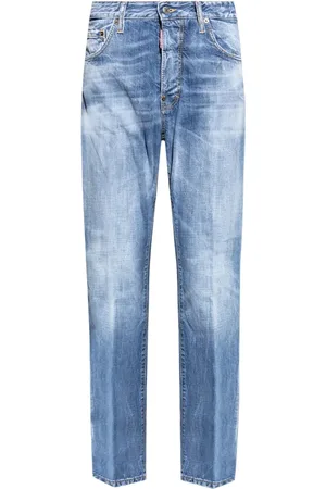 Dsquared2 Logo-patch cotton jeans