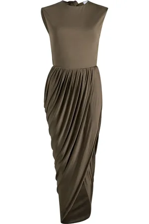 Patou Open-back midi dress