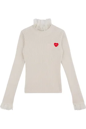 PHILOSOPHY DI LORENZO SERAFINI Logo-embroidered knit top