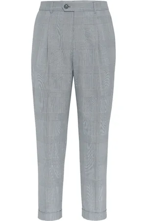 Brunello Cucinelli Straight-leg wool trousers