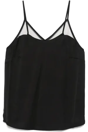 Twin-Set Satin tulle top
