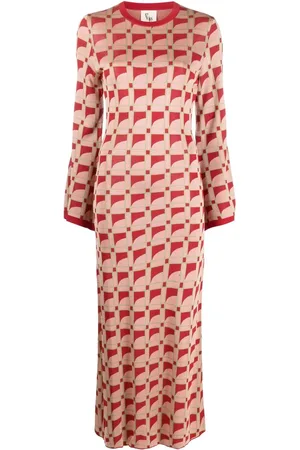 Paula Blenda jacquard dress