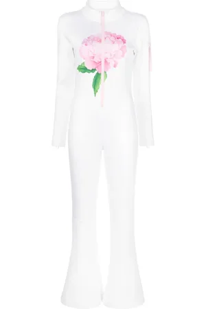 Cynthia Rowley Floral-print flared jumpsuit