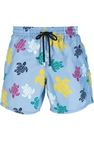 Vilebrequin Ronde Des Tortues-print drawstring swim shorts
