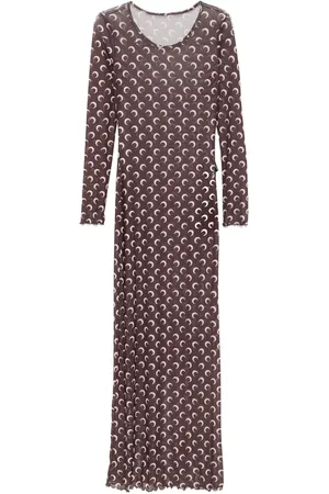 Marine Serre Moon-print maxi dress