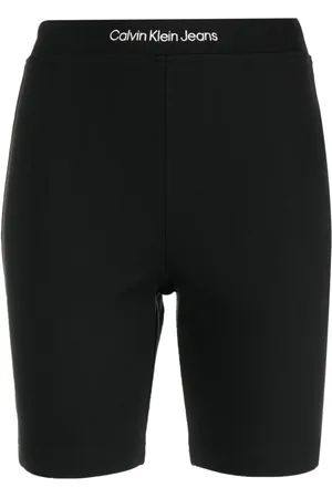 Calvin Klein Logo-waistband stretch-design shorts