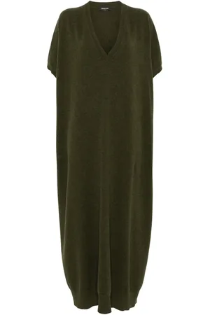 Fabiana Filippi V-neck knit kaftan
