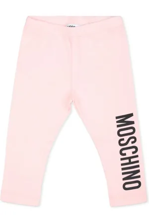 Moschino Logo-print stretch-cotton leggings