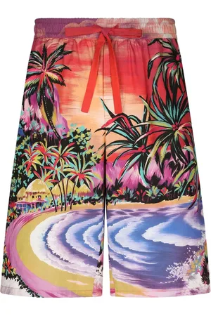 Dolce & Gabbana Graphic-print bermuda shorts