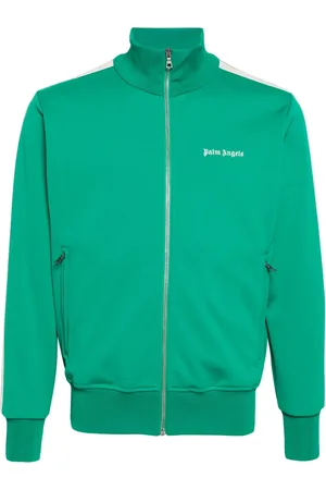 Palm Angels Logo-embroidered track jacket