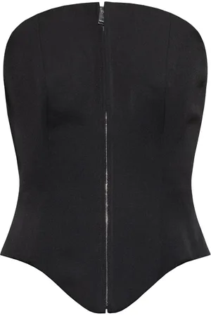 Alexander McQueen Zip-up corset top
