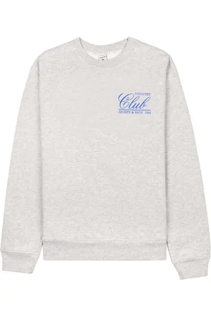 Sporty & Rich Logo-print crew-neck sweatshirt
