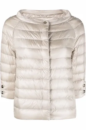 HERNO Three-quarter-length sleeve puffer jacket