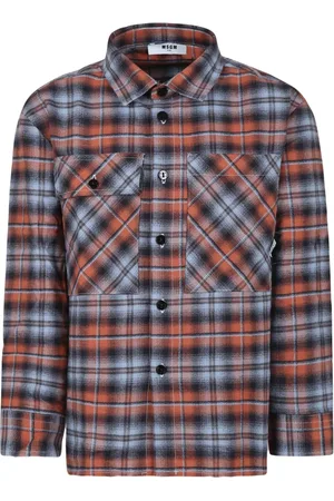 Msgm Check-print shirt