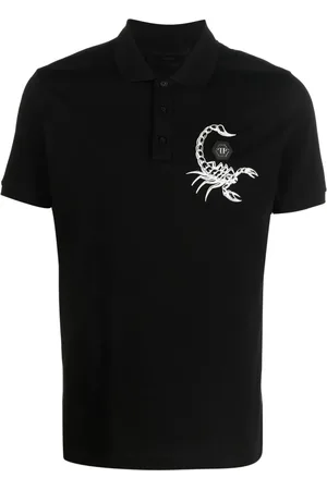 Philipp Plein Scorpion-print polo shirt